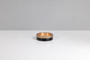 Todd Reed ring in 18k rose gold, black jade and black brilliant cut diamonds (~1.27ct)
